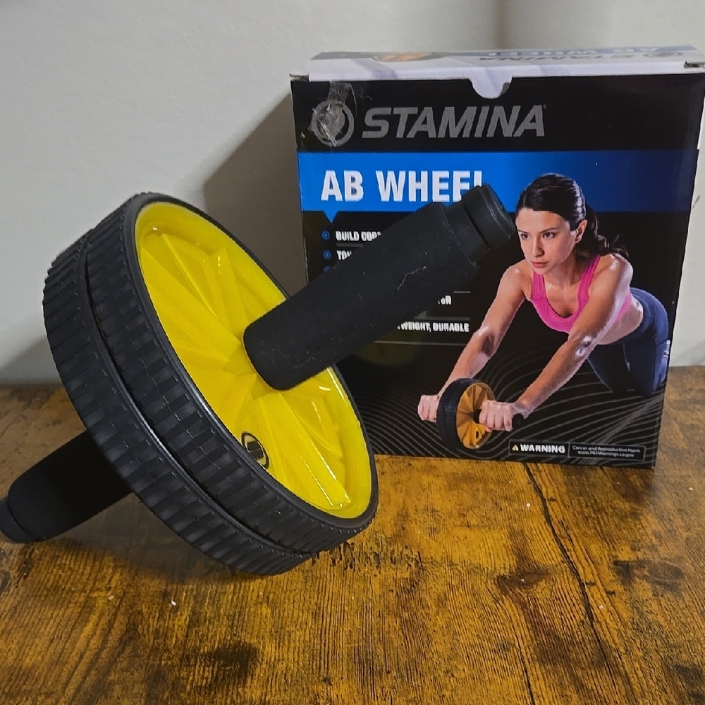 Stamina AB Wheel with Yellow and Black Design